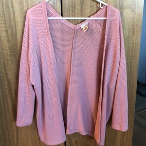Knit Cardigan in Pink